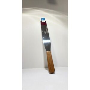 Ateco‎ Straight Spatula 1376 Stainless Steel Wood Handle Cake Icing Tool Japan